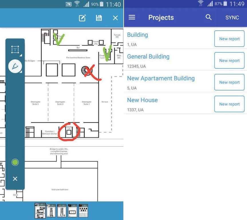 archisnapper app for mobile