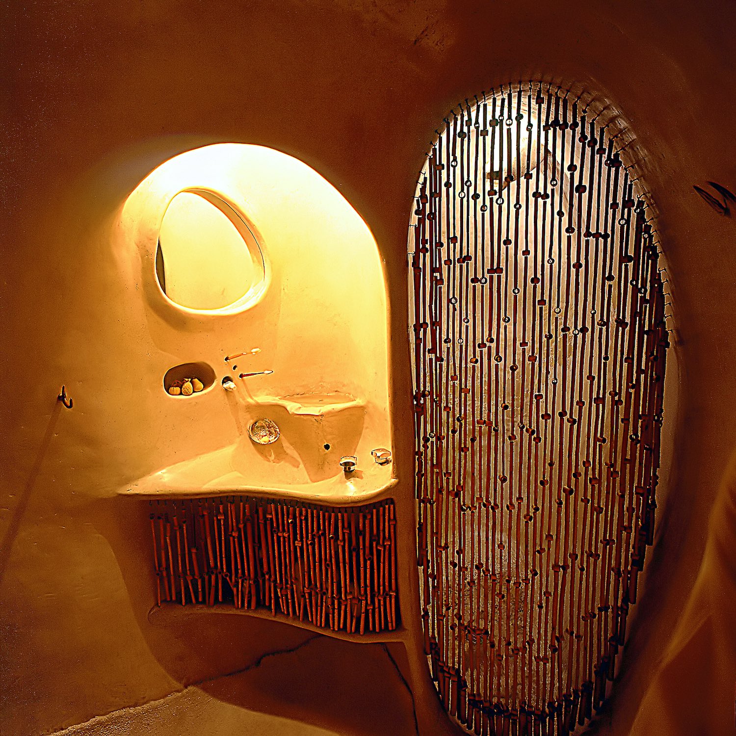 bathroom with organic architecture 