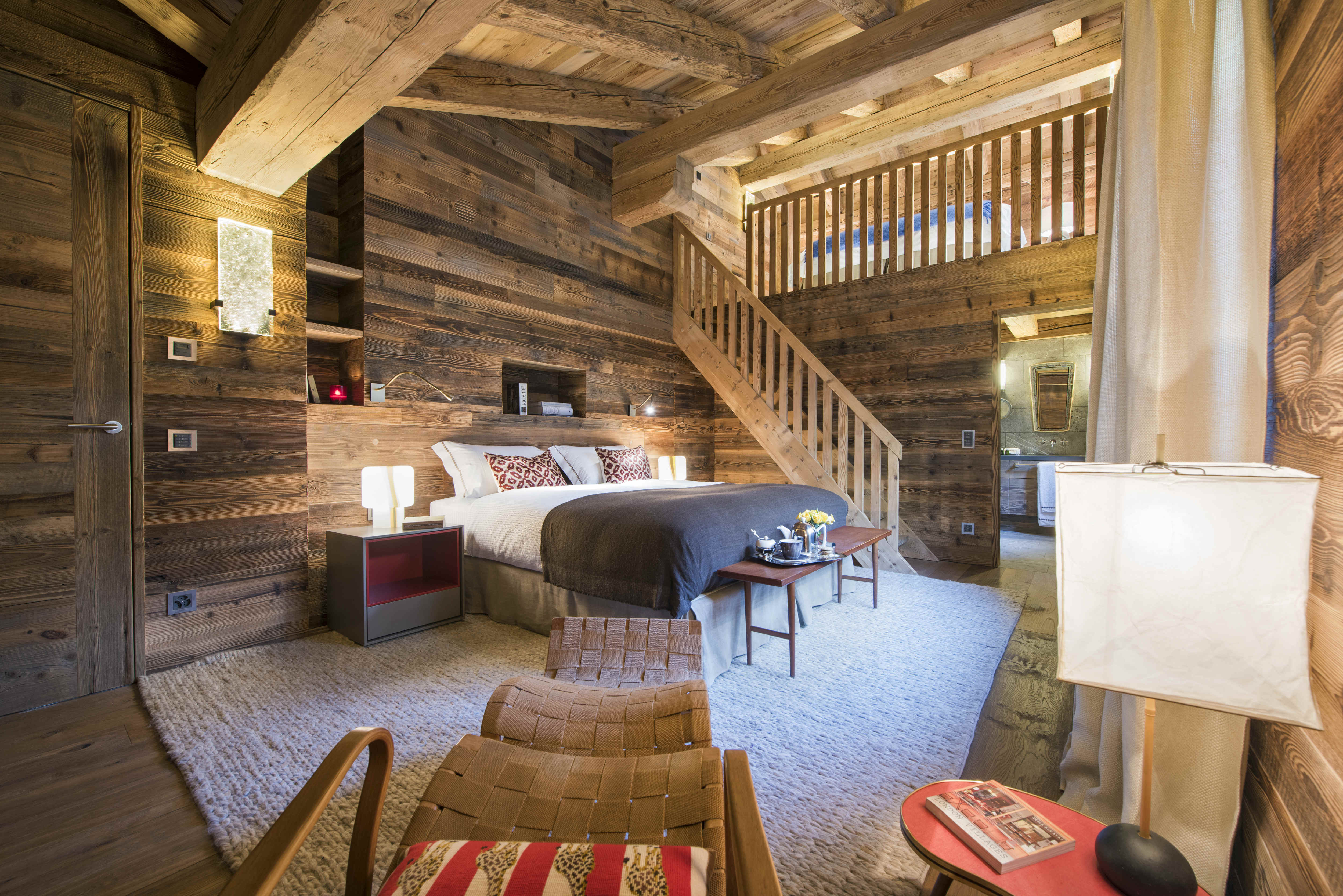 chambre de chalet de luxe