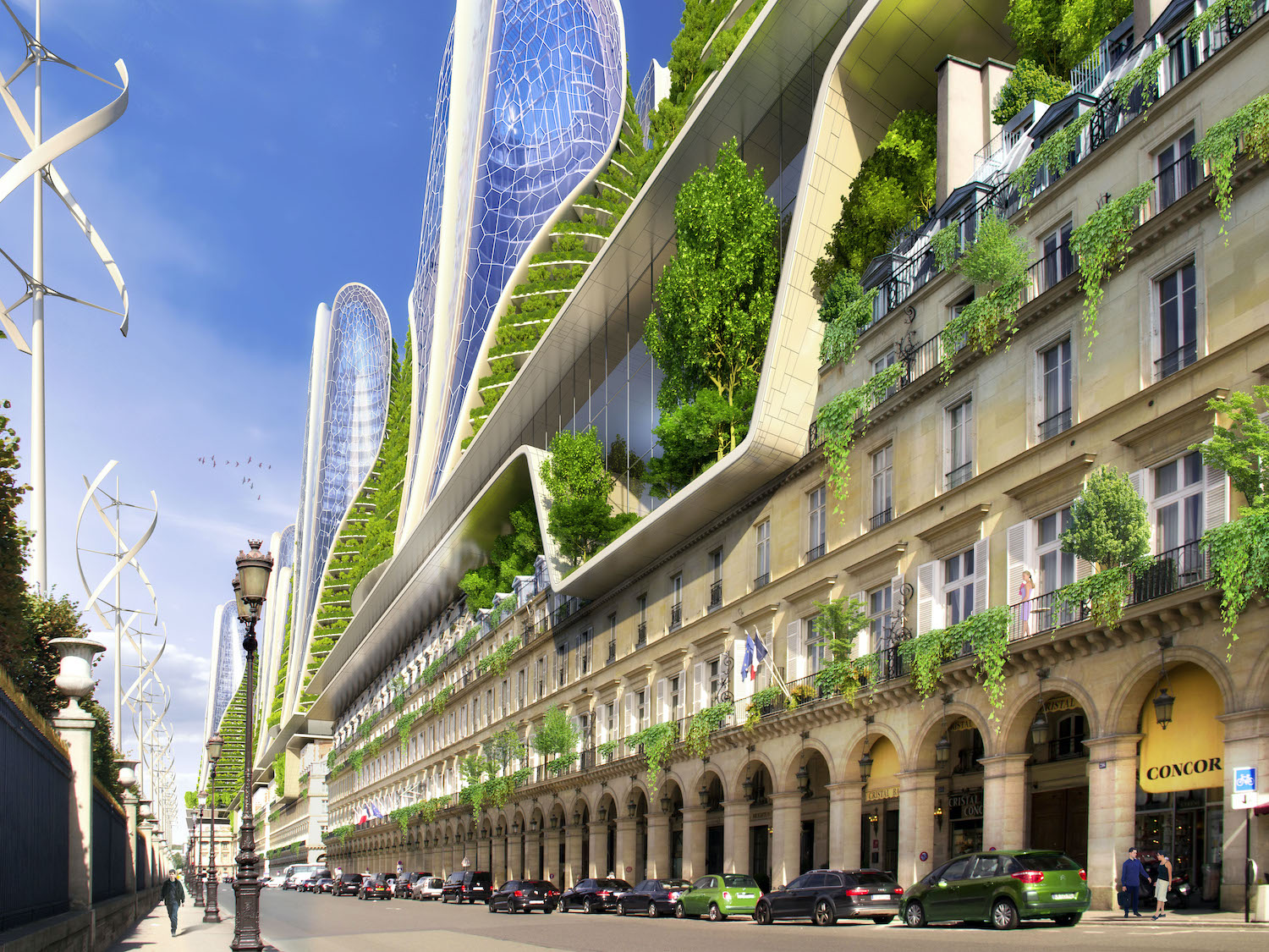 Paris Smart City 2050 by Vincent CallebaFuturistic
