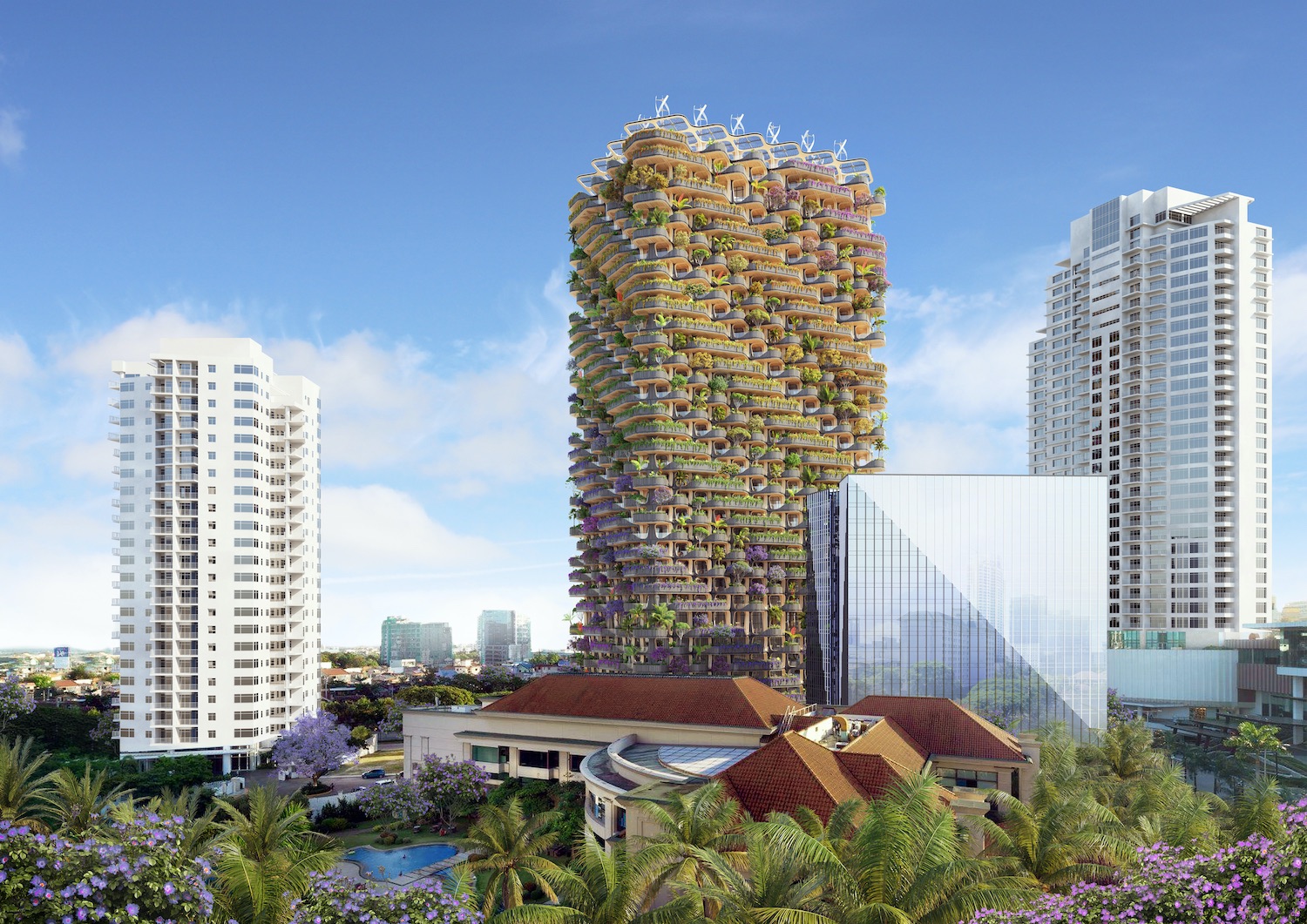 The Rainbow Tree In Cebu City Philippin Residential Building