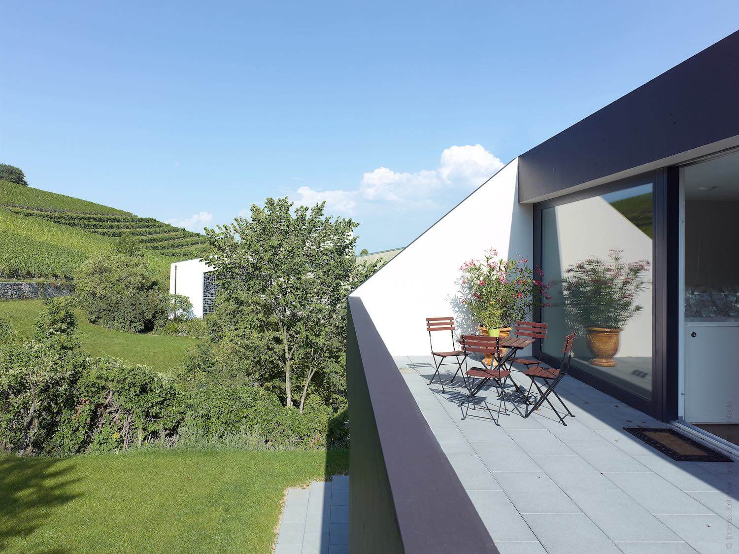 terrace with nature view