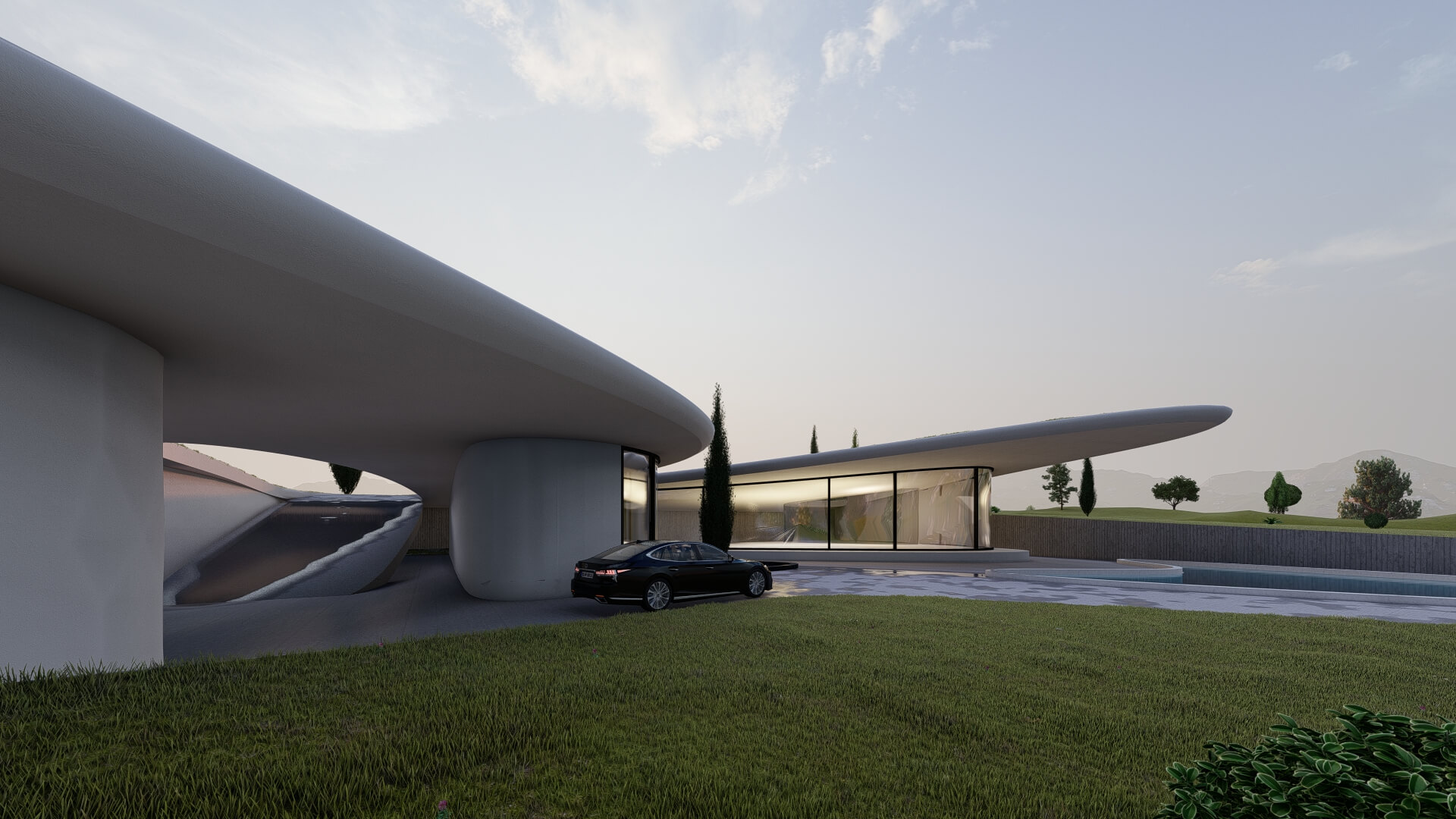 House under the hill in Nashtarood, Iran by mrk office / Mohammad Reza Kohzadi