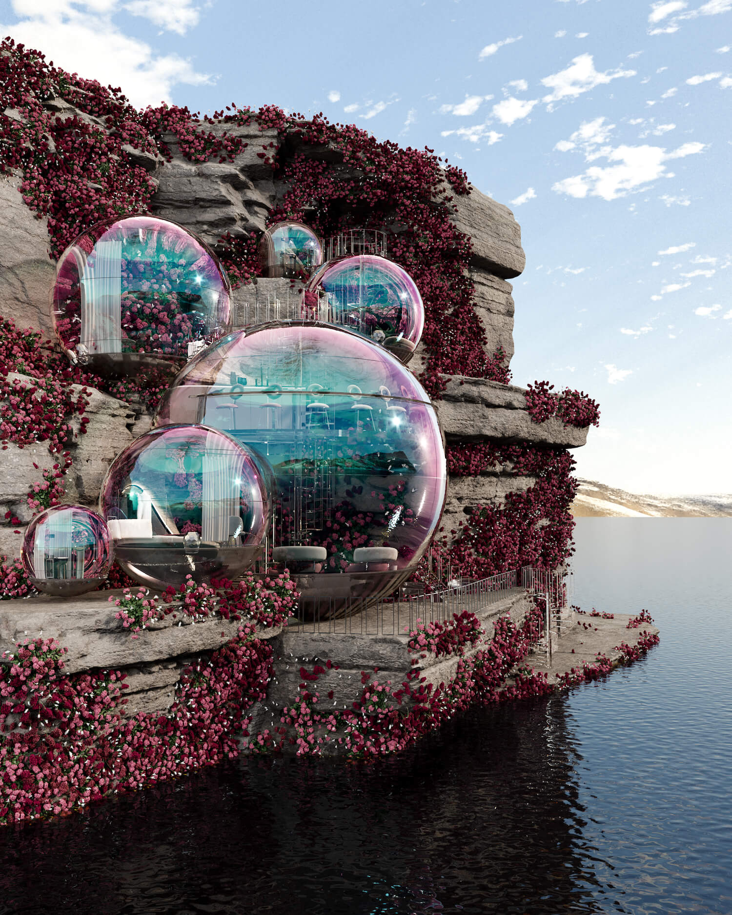 The Bubble House, Ireland by Sarah Habib Futuristic